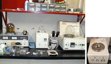 走査電顕試料作製装置等